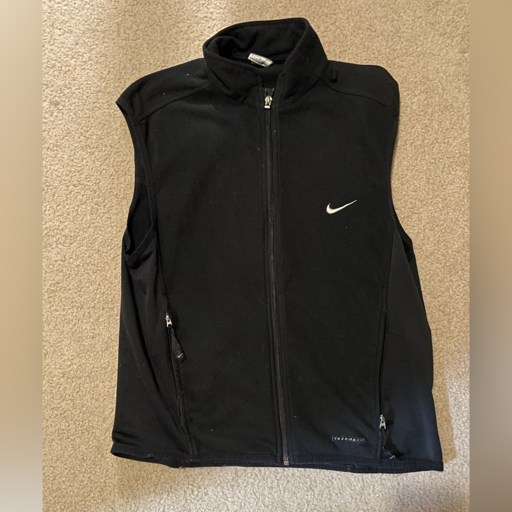 Vintage Nike Therma Fit Vest  Mens Size Large Black